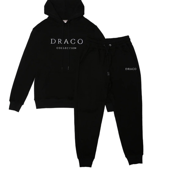 Draco Pants - Draco Black Sweatpants & Hoodie Set unisex